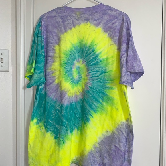 Gildan Multi Color Destin Florida Tie Dye T-Shirt - Picture 2 of 4